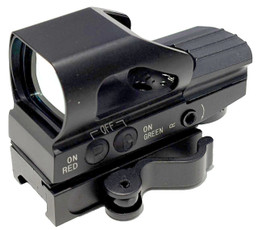 Raptors Airsoft KCSBD 1x22 Red & Green Tactical Reflex Sight, Black