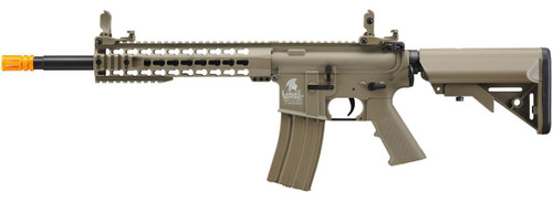 Lancer Tactical Gen 2 10" Keymod M4 Carbine Airsoft AEG Rifle, Tan