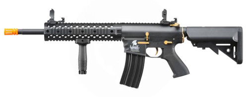 Lancer Tactical Gen 2 M4 Evo Airsoft AEG Rifle, Black/Gold