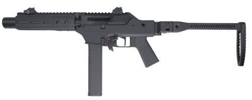 Vorsk VMP 2SD GBB Airsoft Rifle w/ Integrated Suppressor & Folding Stock, Black