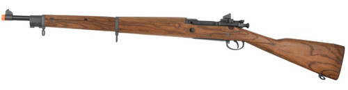 G&G GM1903 A3 WWII Green Gas Bolt Action Airsoft Rifle, Real Wood
