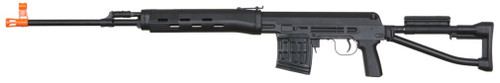 Atlas Custom Works SVD S Bolt Action Airsoft Rifle w/ Folding Stock, Black