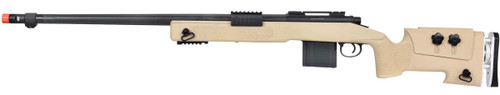 WellFire M40A3 Bolt Action Airsoft Sniper Rifle, Tan