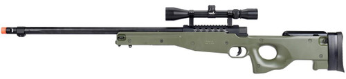 WellFire MB15 L96 Bolt Action Airsoft Sniper Rifle w/ Scope, OD Green