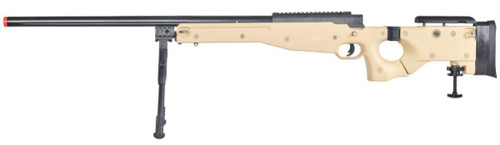 UK Arms L96 AWP Bolt Action Airsoft Sniper Rifle w/ Fold Stock, Tan