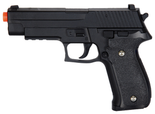 UKARMS G26 Spring 8.25" Airsoft Pistol, Black