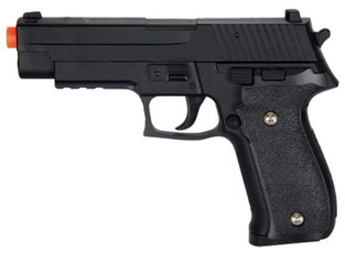 UKARMS G26 Spring 8.25" Airsoft Pistol, Black