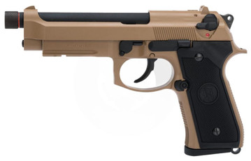 KJW Full Metal M9A1 CO2 Gas Blowback Airsoft Pistol, Tan