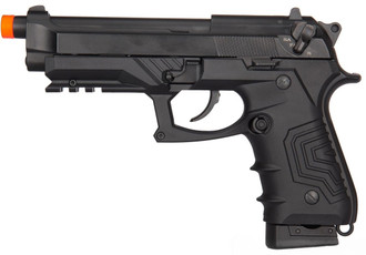 HFC HG-173 M92 CO2 Blowback Semi/Full Auto Airsoft Pistol, Black