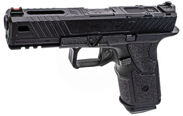 PTS Syndicate ZEV OZ9 Standard Version GBB Airsoft Pistol, Black