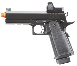 Raven 4.3 Hi-Capa GBB Airsoft Pistol w/ Micro Red Dot, Black