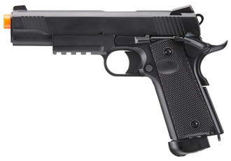 Double Bell CO2 Powered 1911 Blowback Airsoft Pistol, Black