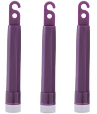UK Arms Airsoft Tactical Dummy Infrared Glowsticks Set of 3, Purple