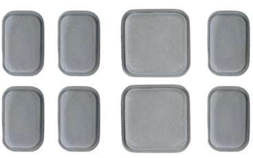 Lancer Tactical Airsoft Tactical CP AF Protective Helmet Pad Set, Gray