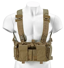 Lancer Tactical Buckle Up Lightweight Chest Rig, Tan