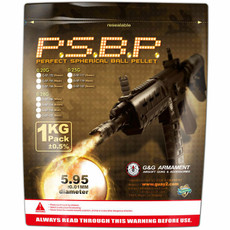 GandG Perfect Spherical BBs, 0.28g, 1KG, 3570 Rounds, White GandG Perfect Spherical BBs, 0.28g, 1KG, 3570 Rounds, White