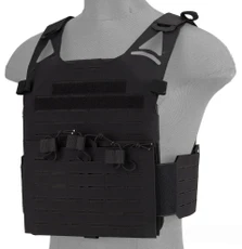 Sentinel Gears Laser Cut Full Hypalon MOLLE Tactical Vest, Black