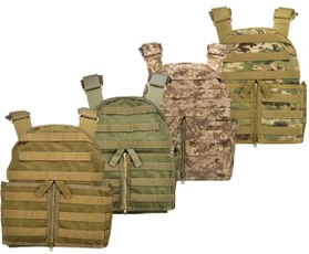 Flyye Industries 1000D HPC Tactical Armor MOLLE Tactical Vest, Large, Coyote Brown