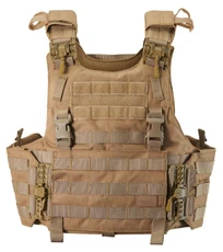 Lancer Tactical Quick Release Medium Plate Carrier, Khaki
