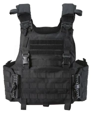 Lancer Tactical Quick Release Medium Plate Carrier, Black