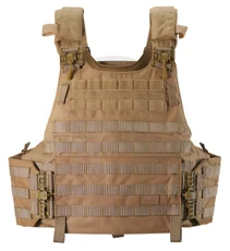 Lancer Tactical Quick Release Plate Carrier, Large, Khaki