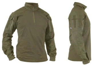 Lancer Tactical Gen4 Combat BDU Airsoft Shirt, Large, Ranger Green