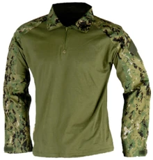 Lancer Tactical GEN2 Tactical Apparel Combat Shirt, XL, Jungle Digital