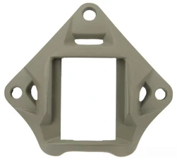 Lancer Tactical Aluminum Airsoft Helmet NVG Shroud, Foliage Green