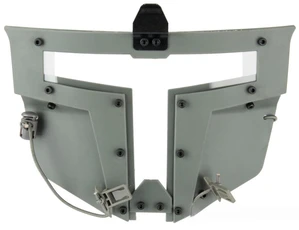 Airsoft Megastore Armory T-shaped Windowed Attachment Face Mask For Bump Helmets, OD Green