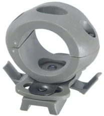 Lancer Tactical Airsoft 1.2" Helmet Rail Clamp for Flashlight, OD Green