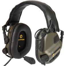 Earmor M32 Electronic Tactical Earmuffs w/ NATO Input, Foliage Green