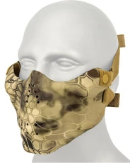 Airsoft Megastore Armory Tactical Airsoft Half Face Skull Mask, HLD