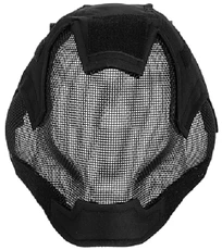 Airsoft Megastore Armory Tactical V6 Strike Mesh Full-Face Mask, Black