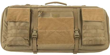 Lancer Tactical 1000D Nylon 3-Way Carry 29" Double Rifle Gun Bag, Tan