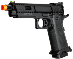 HK Army Hostile Hi-Capa Ghoul CO2 Blow Back Airsoft Pistol, Black