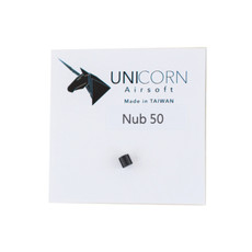 Unicorn Airsoft 50 Degree Silicone Rubber Hop-Up Nub, Black