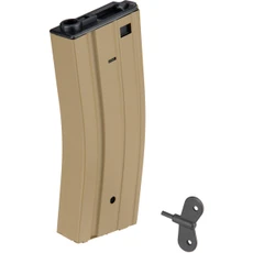 Sentinel Gears 330Rd Metal Electric Winding High Capacity Magazine for M4 and M16 AEGs, Tan