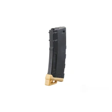 Lancer Tactical 130Rd Polymer High Speed Mid-Cap Magazine, Black/Gold