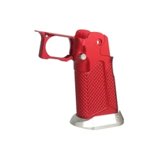 Atlas Custom Works CNC Aluminum Type 10 Grip for Tokyo Marui Hi-Capa GBB Airsoft Pistols, Red