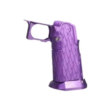 Atlas Custom Works CNC Aluminum Type 11 Infinity Honey Grip for Tokyo Marui Hi-Capa GBB Airsoft Pistols, Purple
