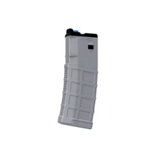Vorsk Airsoft VMAR Series MWS VP 40Rd Polymer/Steel Gas Magazine for MWS Gas Blowback Rifles, Grey