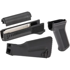 LCT AK Series AEG Handguard and Stock Set, Black