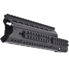 LCT 9.5" CNC Machined Aluminum AK KeyMod Handguard Rail for LCT AK Series AEGs, Black