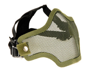 2G Steel Mesh Half Face Mask, OD Green 2G Steel Mesh Half Face Mask, OD Green