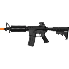 Lancer Tactical M4A1 CQB Gas Blowback Airsoft Rifle w/ RIS, Black