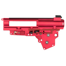 Lancer Tactical CNC Version 3 Gearbox Shell for AK Series Airsoft AEGs, Red