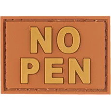 G-Force NO PEN PVC Morale Patch, Orange