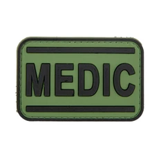 PVC Medic Patch, OD Green/Black