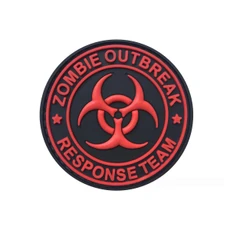 G-Force Zombie Outbreak Response Team PVC Morale Patch, Black