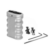 Atlas Custom Works 0-8 Multi-Angle Vertical Grip for KeyMod & M-LOK Rails, Silver